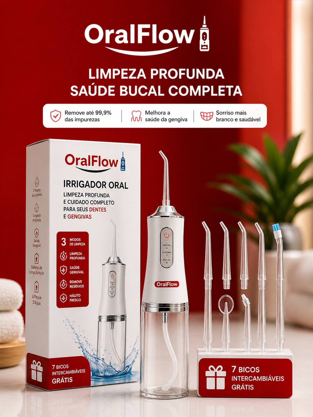 Foto antiga da hero do OralFlow